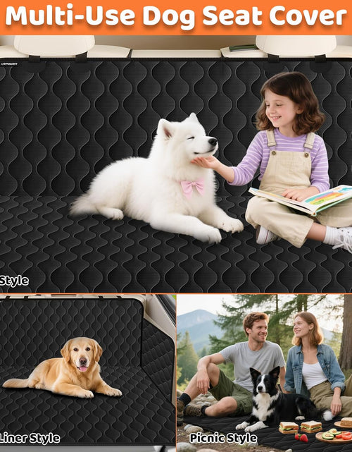 Load image into Gallery viewer, 100% Waterproof Pet Seat Cover Car Seat Cover for Pets - Scratch Proof &amp; Nonslip Backing &amp; Hammock, Quilted, Padded, Durable Pet Seat Covers for Cars Trucks and Suvs
