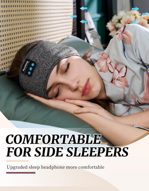 Load image into Gallery viewer, Sleep Headphones Wireless, Bluetooth Sports Headband Headphones with Ultra-Thin HD Stereo Speakers Perfect for Sleeping,Workout,Jogging,Yoga,Insomnia, Air Travel, Meditation (Grey)
