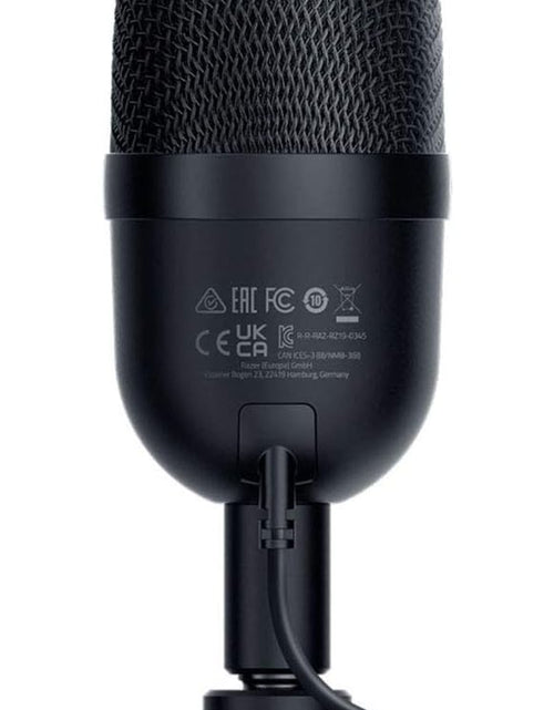 Load image into Gallery viewer, Seiren Mini USB Condenser Microphone: for Streaming and Gaming on PC - Professional Recording Quality - Precise Supercardioid Pickup Pattern - Tilting Stand - Shock Resistant - Classic Black
