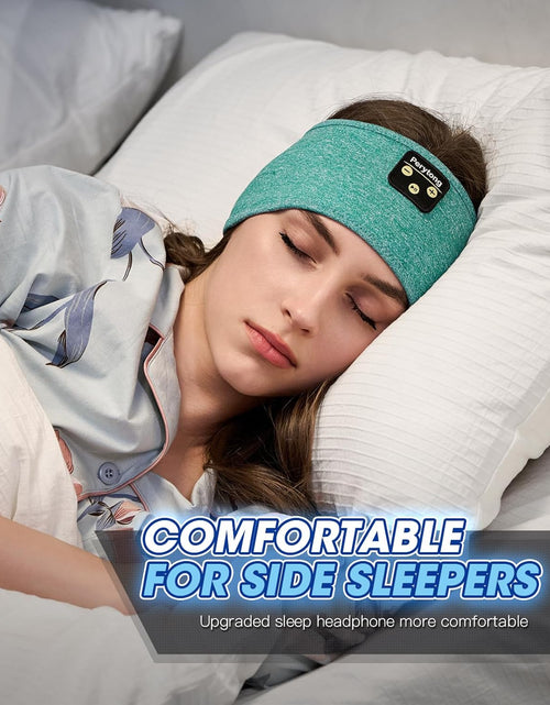 Load image into Gallery viewer, Sleep Headphones Wireless, Bluetooth Sports Headband Headphones with Ultra-Thin HD Stereo Speakers Perfect for Sleeping,Workout,Jogging,Yoga,Insomnia, Air Travel, Meditation (Green)
